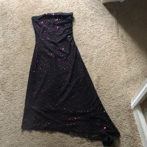 Beautiful strapless sequin dress